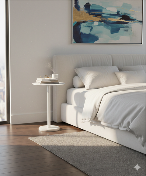 Minimal White Table