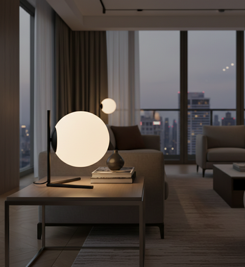 Commercial Black Table Lamp