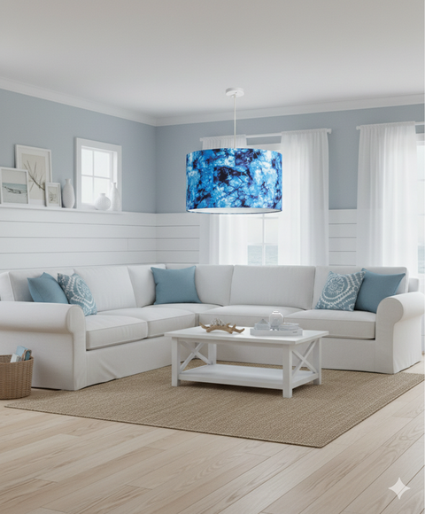 Modern Printed shade Pendant