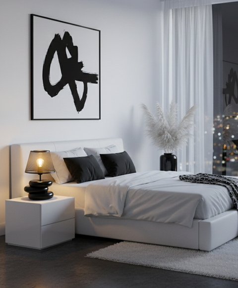 Black mesh Table Lamp