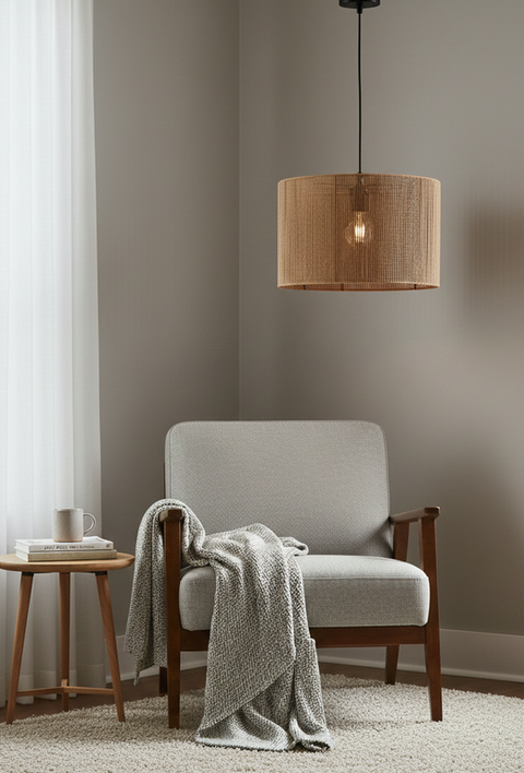 Modern Dark Beige Single Pendant