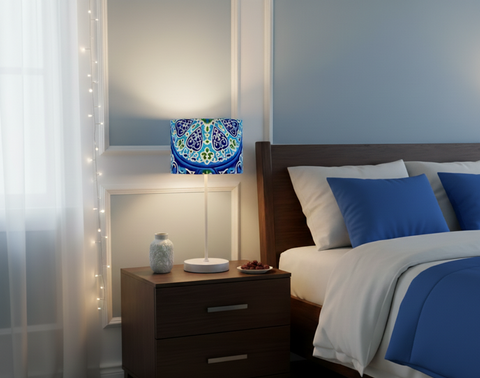Printed Shaded Table Lamp