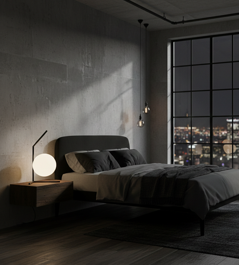 Modern Black Table Lamp