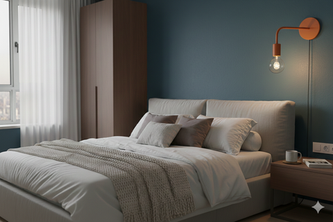 Orange Kids Wall Lamp