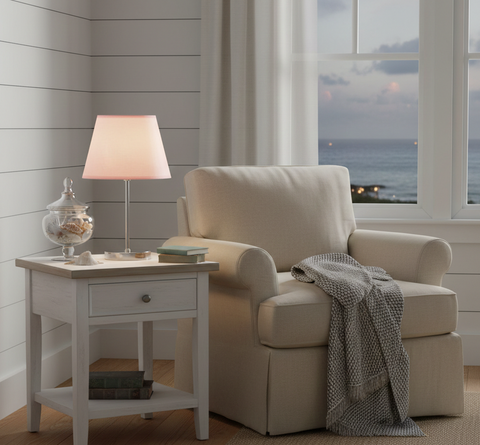 Modern Baby Pink Table Lamp