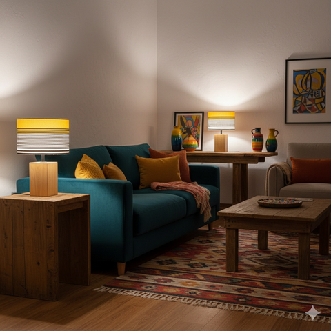 Modern Colorful Table Lamp