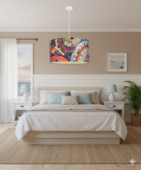 Modern Printed shade Pendant