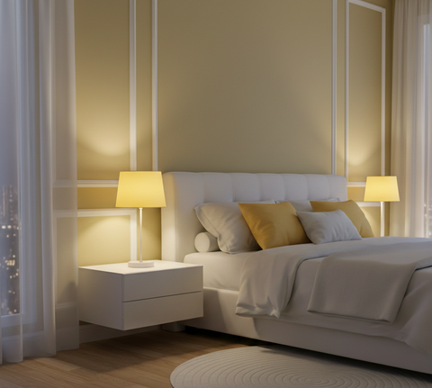 Modern Yelllow Table Lamp