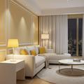Modern Yelllow Table Lamp