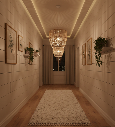 Minimalist Bamboo Pendant Ceiling