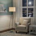 Minimalist Black Tripod floor lamp