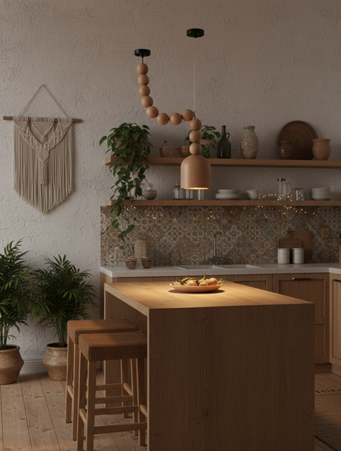 Wooden Pendant Lamp