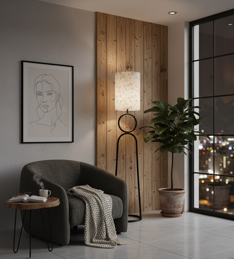 Abstract Harmony Floor Lamp