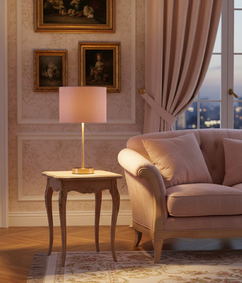 Modern Pink Powder Table Lamp