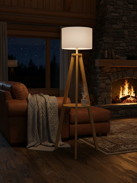 Modern White Floor Lamp