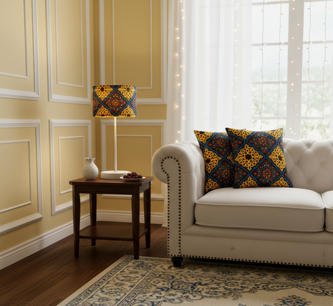 Printed Shaded Table lamp