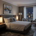 Modern Biege Taple Lamp