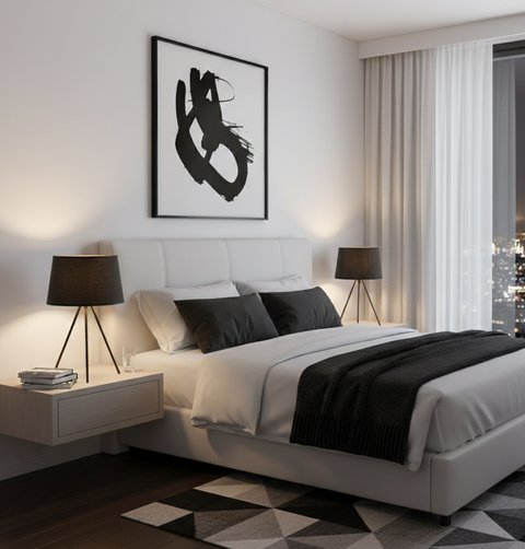 Stylish Black Table Lamp