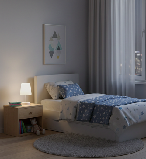 Minimalist White Table Lamp