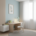 Modern Baby Blue Table Lamp