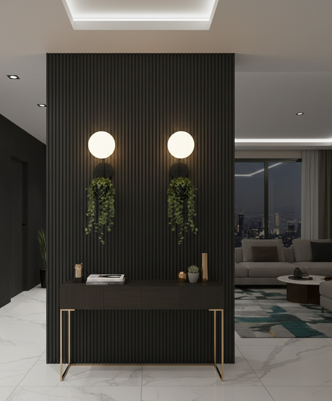 Modern Black&White Wall Lamp
