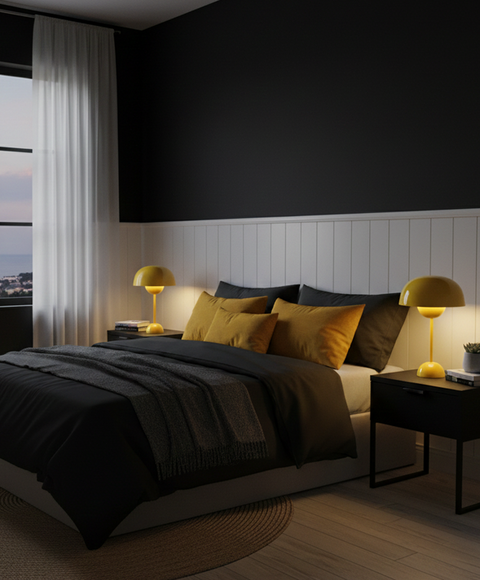 Modern Yellow Table Lamp