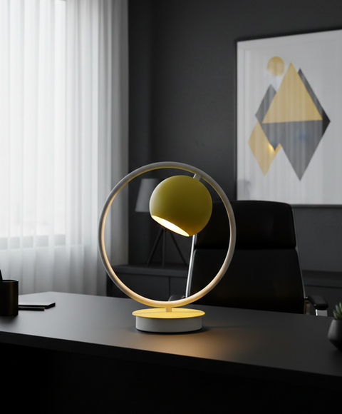 Modern Yellow Table Lamp
