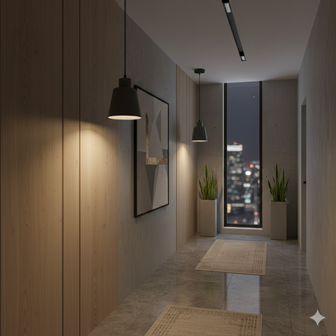 Industrial grey Single Pendant