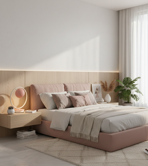 Modern Pink Table Lamp