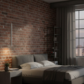 Single White Cylinder Pendant