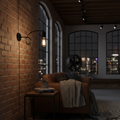Minimal Black Wall Lamp