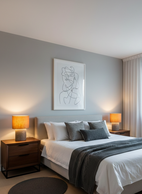 Modern Brown Table Lamp