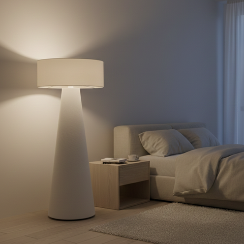 Minimal White Floor Lamp