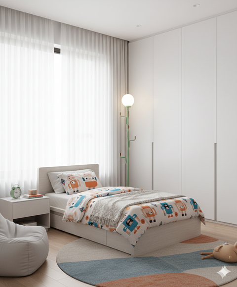 Modern Pistage Floor Lamp with Hooks