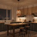 Medium Bamboo Shade Pendent