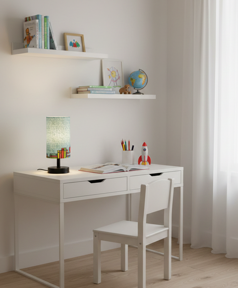 Modern Back-to-School Table Lamp
