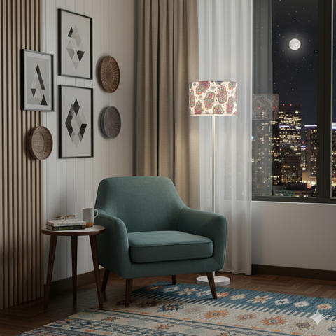 Minimal Printed Floor Lamp