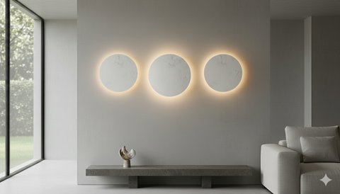 Sleek White Wall Lamp