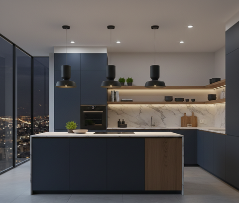 Modern Grey Single Pendant