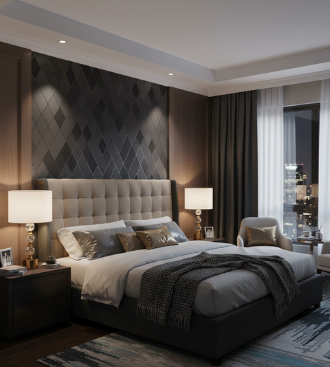 Crystal Classic Shaded Table Lamp