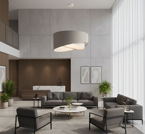 Modren Light Grey &Grey Shaded pendant