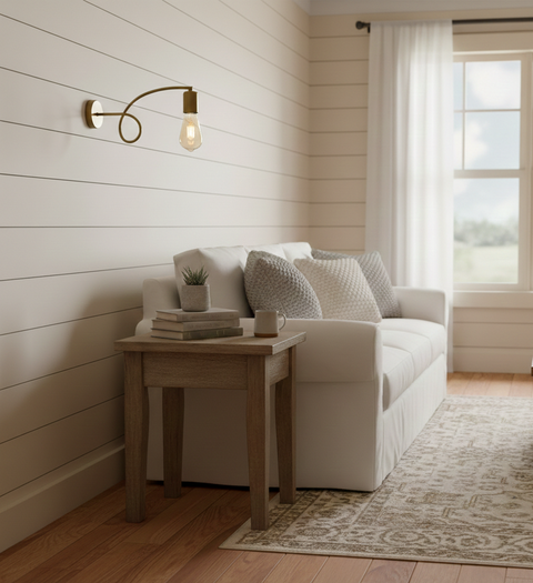Minimal Gold Wall Lamp