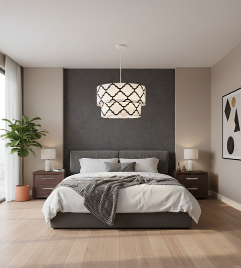 Modern Patterned Single Pendant