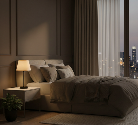 Modern Biege Table Lamp