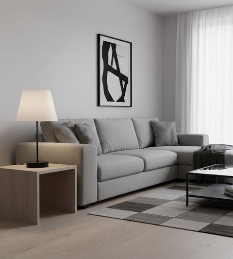 Modern White Table Lamp