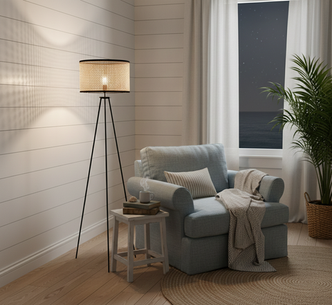 Boho Tripod Floor Lamp