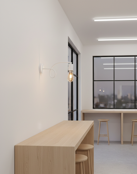 Minimal White Wall Lamp