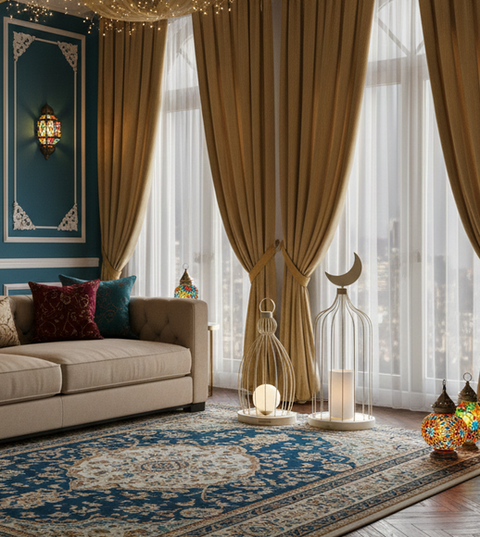 Islamic Biege Table Lamp