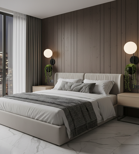 Modern Black&White Wall Lamp