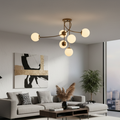 Modern Gold Branched Chandelier